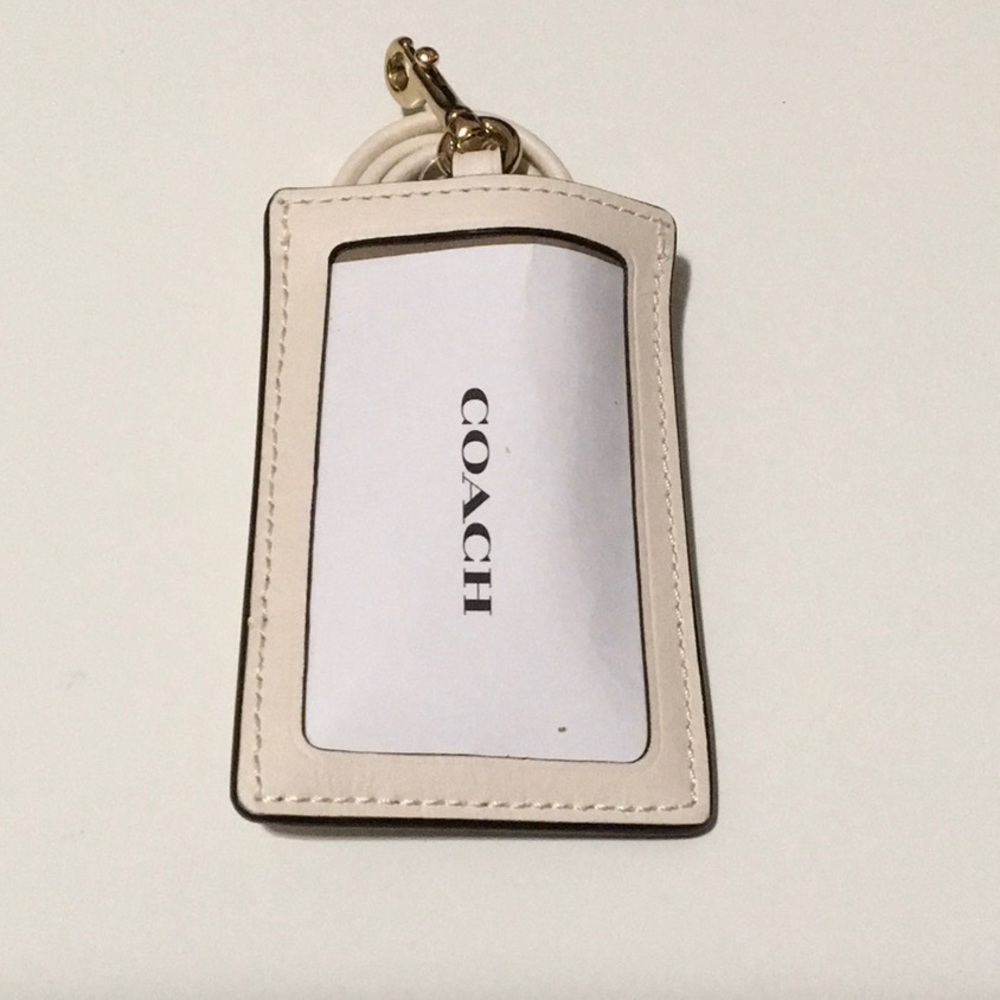 Coach Id Lanyard Floral Print